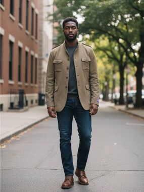 EMPRA  military style jacket